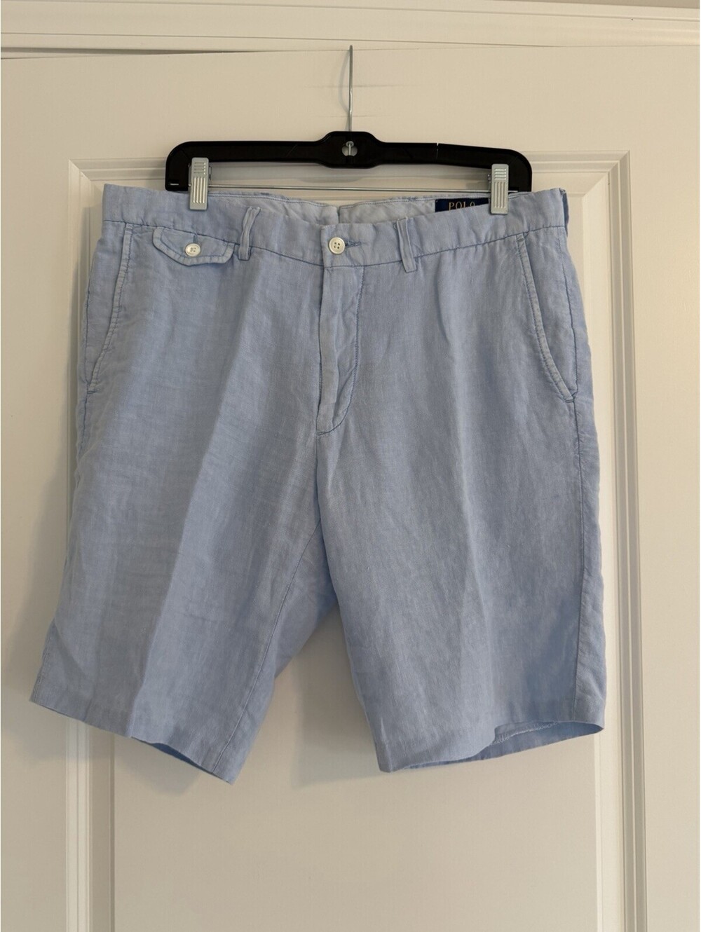 Polo Ralph Lauren Men’s 100% Linen Shorts (altered From Pants) Straight Fit 34